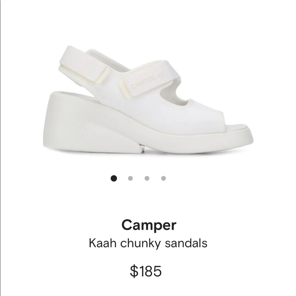 Brand new Camperlab Kaah chunky sandals in white